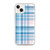 Baby Blue and Pink Plaid Case for iPhone®