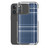 Navy Blue Plaid Case for iPhone®