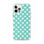 Aquamarine Small Polka Dot Case for iPhone®