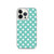 Aquamarine Small Polka Dot Case for iPhone®