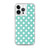 Aquamarine Small Polka Dot Case for iPhone®