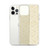 Glittering Gold Geometric Pattern Transparent Case for iPhone®