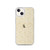 Glittering Gold Geometric Pattern Transparent Case for iPhone®