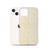 Glittering Gold Geometric Pattern Transparent Case for iPhone®