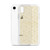 Glittering Gold Geometric Pattern Transparent Case for iPhone®