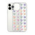 Candy Hearts Pattern Transparent Case for iPhone®