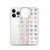 Candy Hearts Pattern Transparent Case for iPhone®