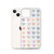 Candy Hearts Pattern Transparent Case for iPhone®