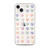 Candy Hearts Pattern Transparent Case for iPhone®