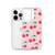 Cherry Pattern on Pink Case for iPhone®