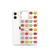 Colorful Donut Pattern Transparent Case for iPhone®