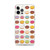 Colorful Donut Pattern Transparent Case for iPhone®