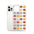 Colorful Donut Pattern Transparent Case for iPhone®