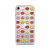 Colorful Donut Pattern Transparent Case for iPhone®