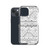 Faded Black Aztec Pattern Case for iPhone®