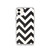 Black Chevron Pattern Clear Case for iPhone®