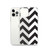 Black Chevron Pattern Clear Case for iPhone®