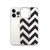 Black Chevron Pattern Clear Case for iPhone®