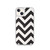 Black Chevron Pattern Clear Case for iPhone®