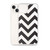 Black Chevron Pattern Clear Case for iPhone®