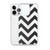 Black Chevron Pattern Clear Case for iPhone®