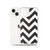 Black Chevron Pattern Clear Case for iPhone®