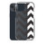 Black Chevron Pattern Clear Case for iPhone®