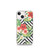 Hibiscus Flowers on Chevron Pattern for iPhone®