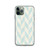 Tan and Blue Chevron Pattern Case for iPhone®