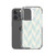 Tan and Blue Chevron Pattern Case for iPhone®