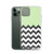 Green and Half Chevron Pattern Case for iPhone®