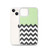 Green and Half Chevron Pattern Case for iPhone®