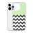 Green and Half Chevron Pattern Case for iPhone®