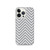 Grey and White Chevron Pattern Case for iPhone®