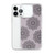 Zen Circle Pattern on Mauve Case for iPhone®