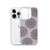 Zen Circle Pattern on Mauve Case for iPhone®