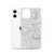 Black and White Circle Doodle Pattern Case for iPhone®