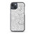 Black and White Circle Doodle Pattern Case for iPhone®