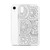 Black and White Circle Doodle Pattern Case for iPhone®