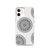 Grey and Black Henna Circle Case for iPhone®
