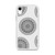 Grey and Black Henna Circle Case for iPhone®