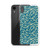 Blue and Tan Leaf Pattern Case for iPhone®