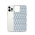 Tan Leaves Pattern on Blue Case for iPhone®