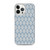 Tan Leaves Pattern on Blue Case for iPhone®