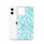 Blue and White Palm Pattern Case for iPhone®