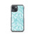 Blue and White Palm Pattern Case for iPhone®