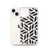 Black and Tan Floral Moti Pattern Case for iPhone®