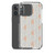 Grey and Orange Wheat Pattern Clear Case for iPhone®