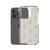 Grey and Orange Wheat Pattern Clear Case for iPhone®