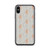 Grey and Orange Wheat Pattern Clear Case for iPhone®